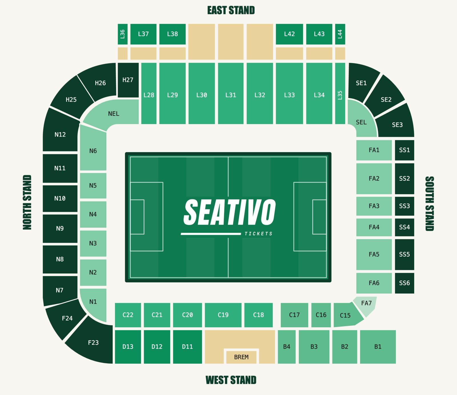 Elland Road seating plan