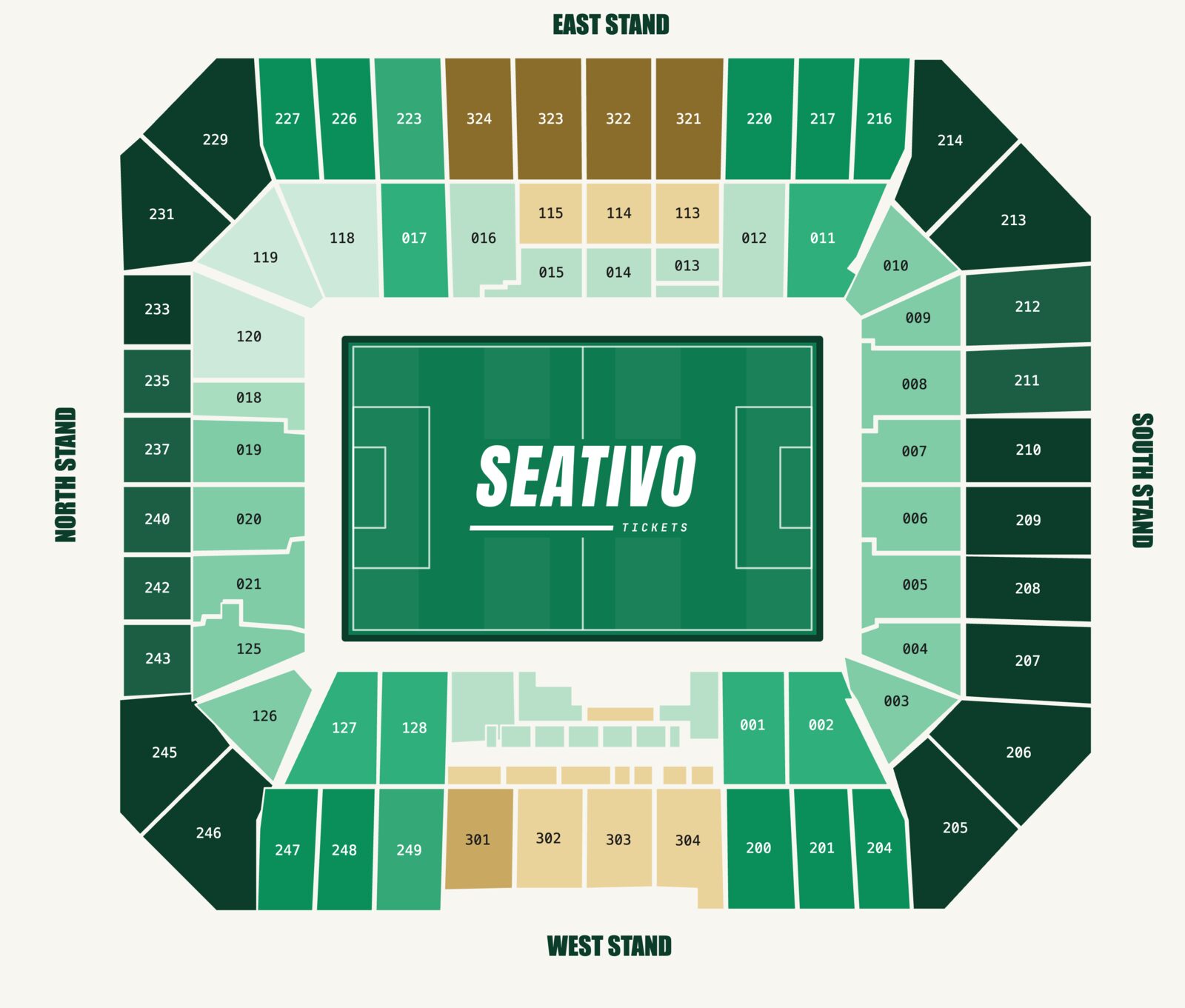 Hill Dickinson Stadium seating plan