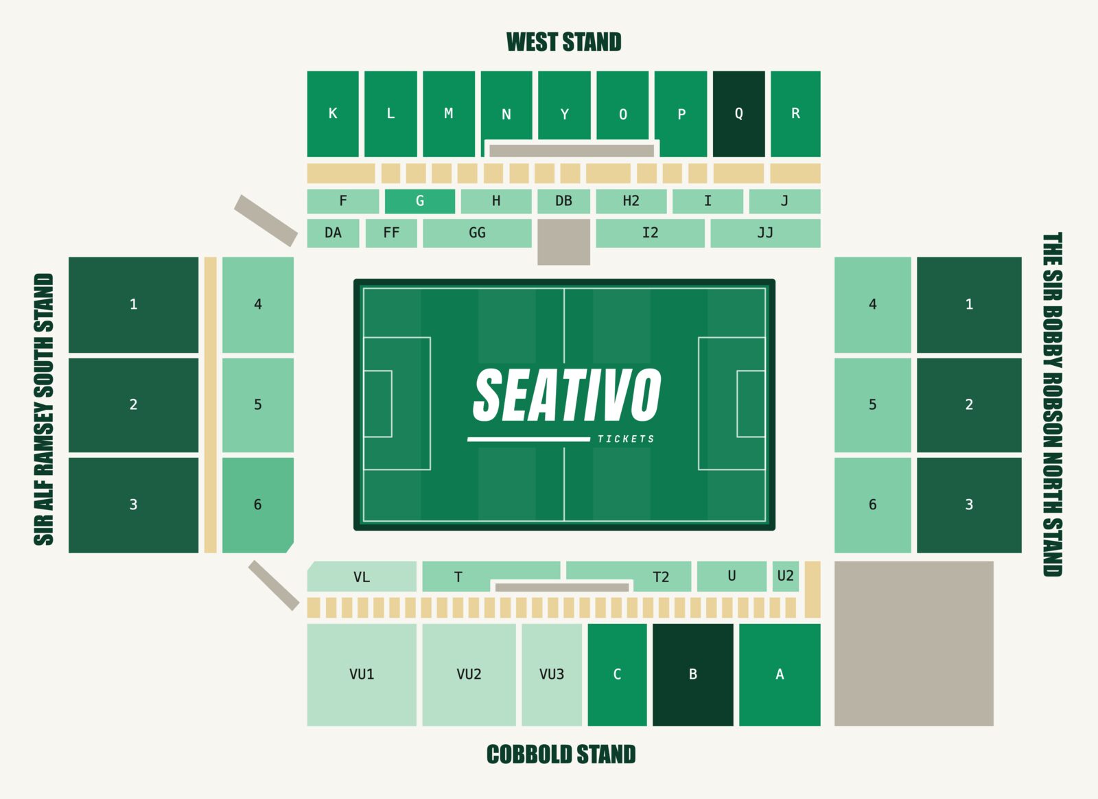 Portman Road seating plan