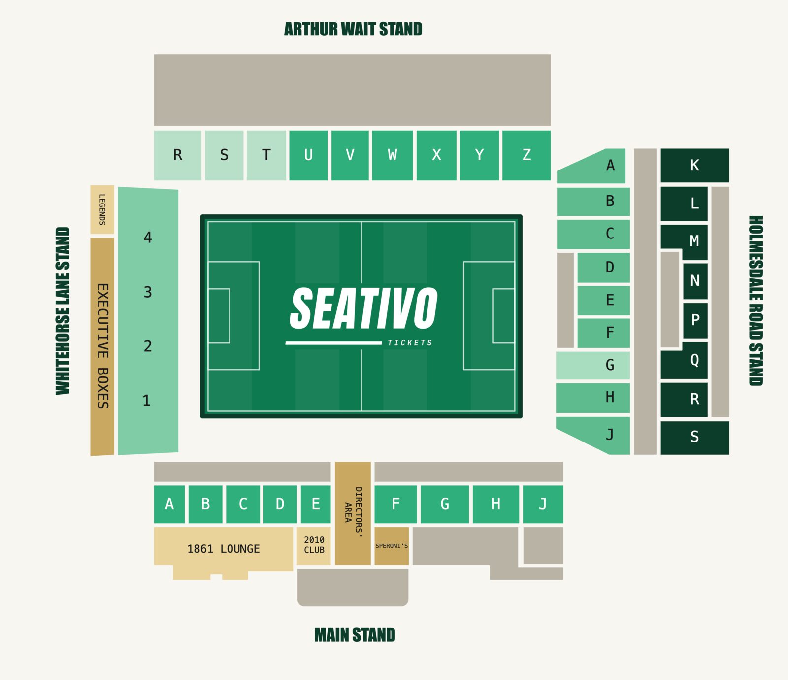 Selhurst Park seating plan