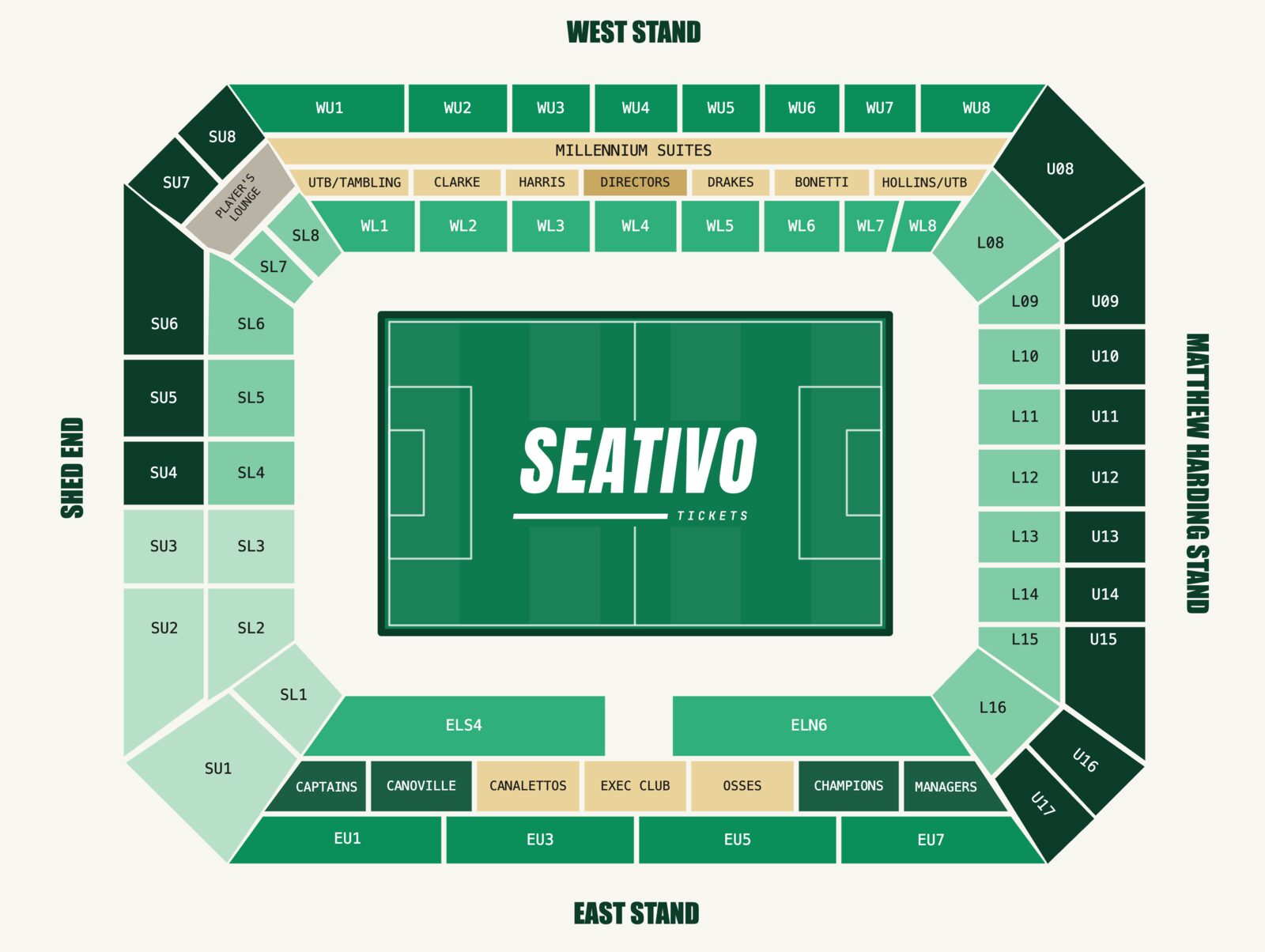 Stamford Bridge seating plan